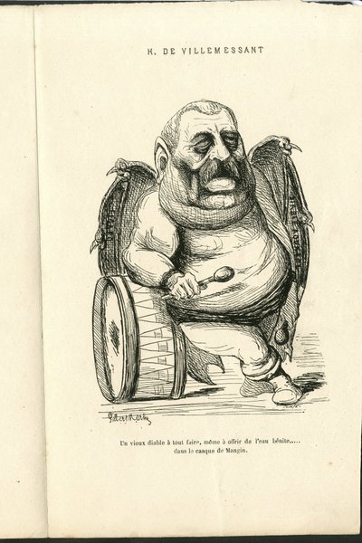 Ilustração de Charles Gilbert-Martin (1839-1905) em "Grimaces Contemporâneos". de Charles Gilbert Martin