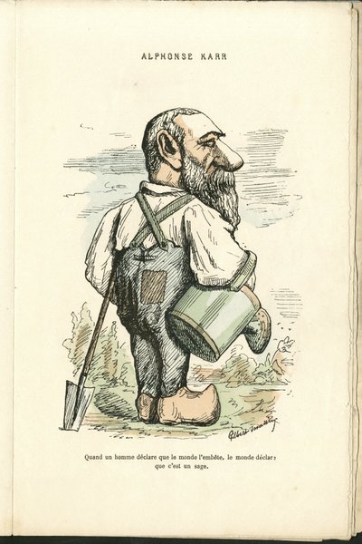 Ilustração de Charles Gilbert-Martin (1839-1905) em "Grimaces Contemporâneos". de Charles Gilbert Martin