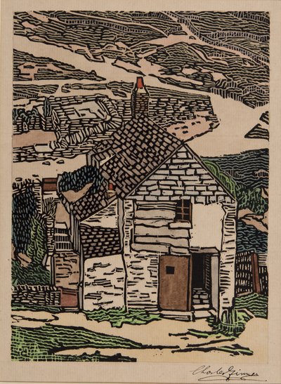 Casa de campo Cornish de Charles Ginner