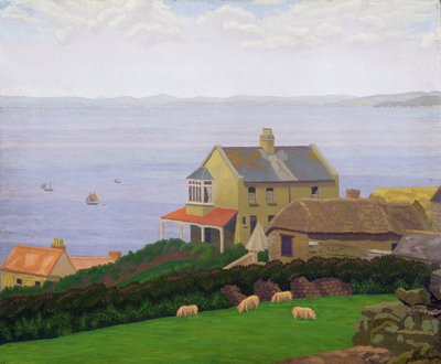 Paisagem (óleo sobre tela) de Charles Ginner