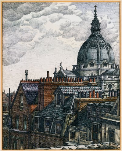 A Cúpula, Oratório Brompton de Charles Ginner