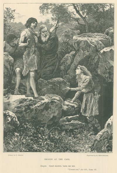 Ilustração para Cymbeline de Charles Green