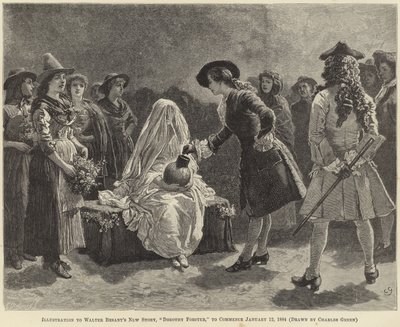 Ilustração de Dorothy Forster por Walter Besant de Charles Green