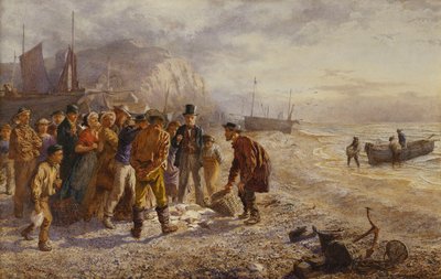 O Leilão, 1864 de Charles Green
