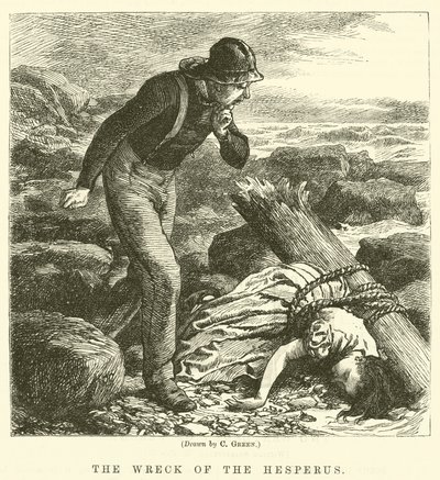 O Naufrágio do Hesperus de Charles Green