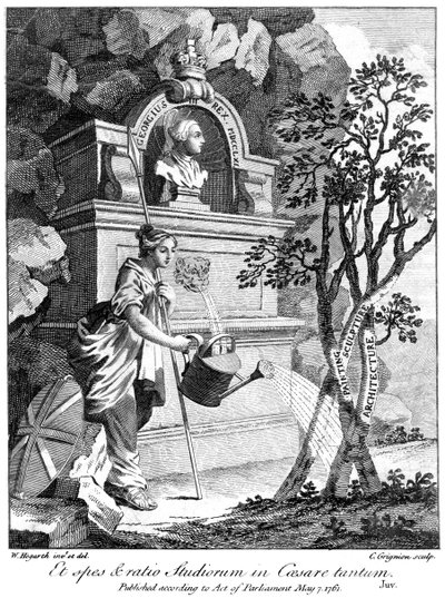 George III do Reino Unido, 1761 de Charles Grignion