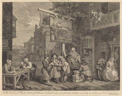 Prospecção de votos de Charles Grignion after William Hogarth
