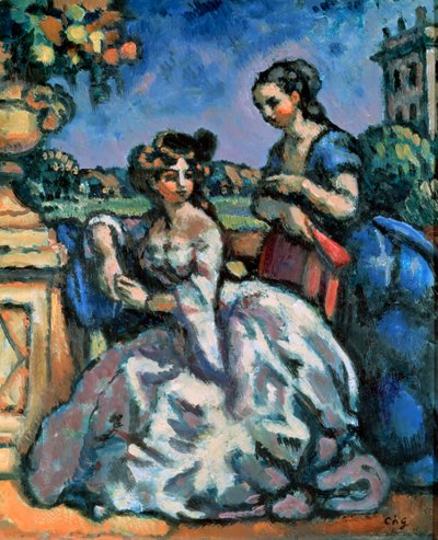 O terraço, 1909. de Charles Guerin