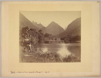 Taiti. Rio Taubira (península de Taïarapu). de Charles Gustave Spitz