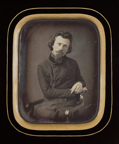 Retrato de um homem sentado de Charles H. Winter