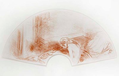 O Banho (litho) de Charles Haslewood Shannon
