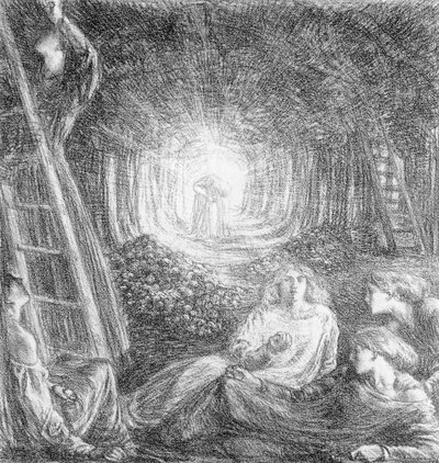 A Paisagem Romântica, 1893 de Charles Haslewood Shannon