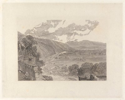 Ingleborough, de Hornby Castle Terrace de Charles Heath