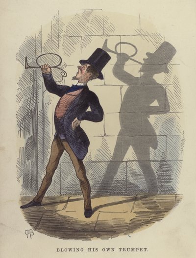 Soprando sua própria trombeta de Charles Henry Bennett