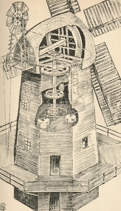 Um moinho de avental, 1931 de Charles Henry Bourne Quennell