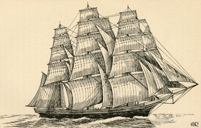 A Tea Clipper, 1931 de Charles Henry Bourne Quennell