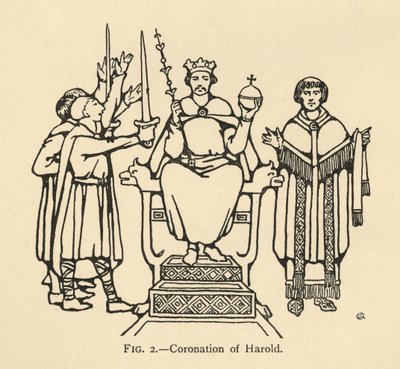 Coroação de Harold, 1931 de Charles Henry Bourne Quennell