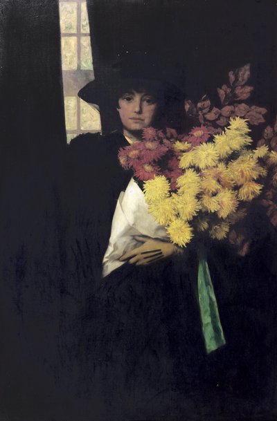 Crisântemos, c.1900 de Charles Henry Malcolm Kerr