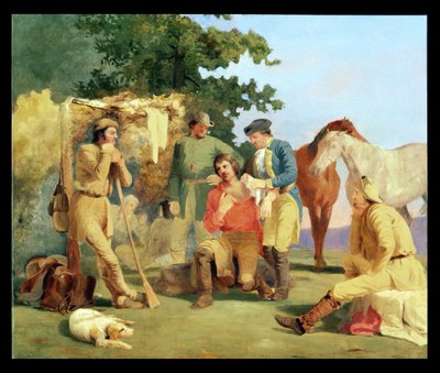 Escoteiros nas guerras francesas e indianas de Charles Herbert Eastlake