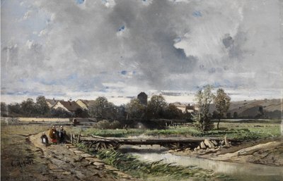 Uma aldeia na Normandia de Charles Hoguet