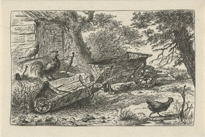 Dois carrinhos de mão de Charles Howard Hodges (possibly)