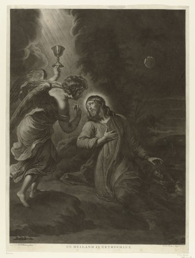 Cristo no Jardim do Getsémani
The Saviour in Gethsemane (título sobre o objecto). de Charles Howard Hodges