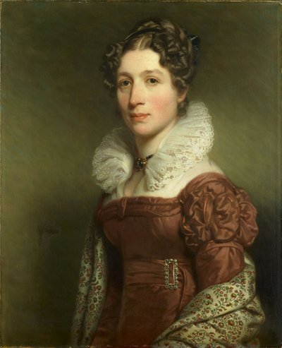 Jacoba Vetter (1796-1830), esposa de Pieter Meijer Warnars, livreiro de Amesterdão de Charles Howard Hodges