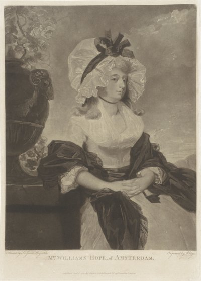 Retrato de Anne Goddard-Williams Hope de Charles Howard Hodges