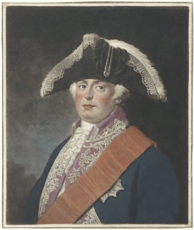 Retrato de Frederico Guilherme II, Rei da Prússia de Charles Howard Hodges