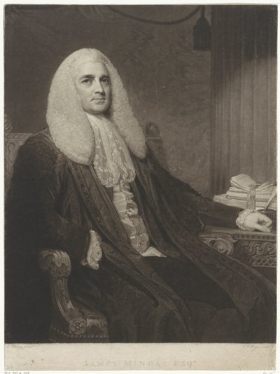 Retrato de James Mingay de Charles Howard Hodges
