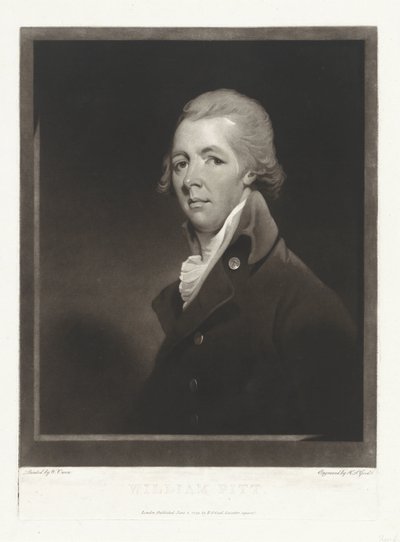 Retrato do estadista William Pitt de Charles Howard Hodges