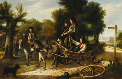 Mishap na encruzilhada, 1880 de Charles Hunt