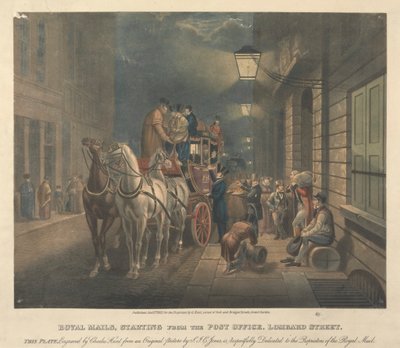 Royal Mails, A partir do Correio, Rua Lombard de Charles Hunt