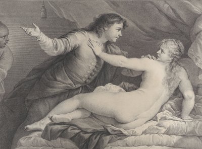 Tarquínio e Lucrécia, 1752. de Charles Hutin