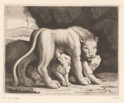 A leoa beijadora
Série animal (título da série) de Charles II Errard (attributed to)