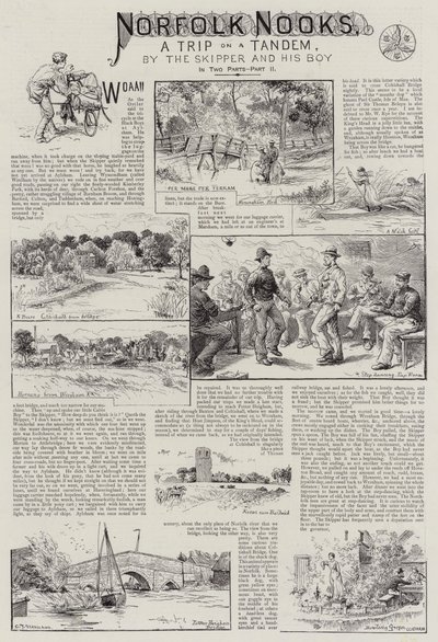 Norfolk Nooks (gravura) de Charles J. (after) Staniland