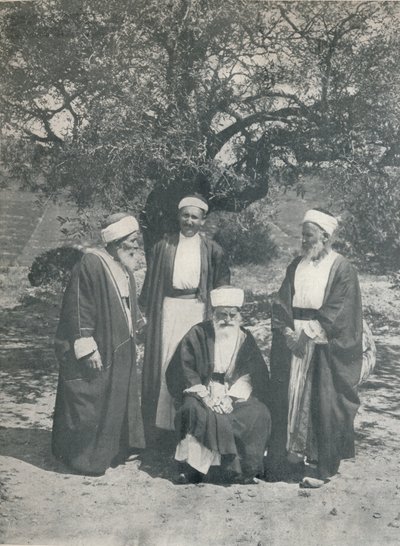 Druse Chiefs, c1913 de Charles J. S. Makin
