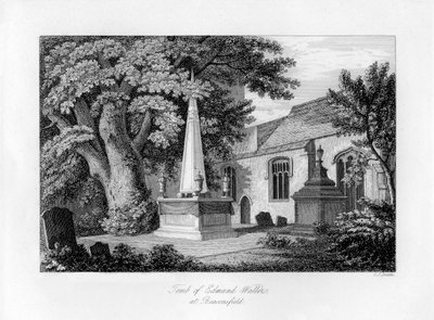 Túmulo de Edmund Waller, Beaconsfield, Buckinghamshire, 1840. de Charles J. Smith