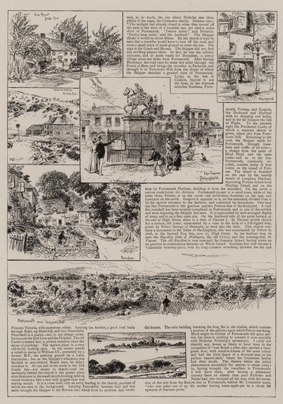 Para Portsmouth com Nicholas Nickleby e Smike de Charles J. Staniland