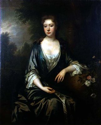 Retrato de uma senhora (óleo sobre tela) de Charles Jervas