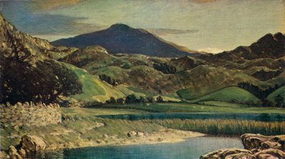 Watendlalh Tarn, perto de Kewsick, 1919 1931 de Charles John Holmes