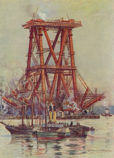 Construindo a quarta ponte de Charles John de Lacy