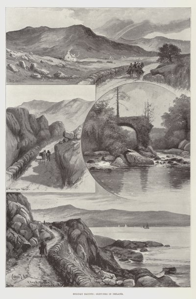 Feriados Haunts, Sketches in Ireland de Charles John de Lacy