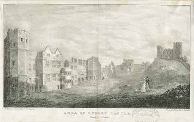 Castelo Dudley - The Keep: litografia, sd [c 1825] de Charles Joseph Hullmandel