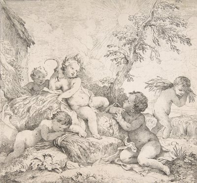 Verão Verão, ca. 1735. de Charles Joseph Natoire