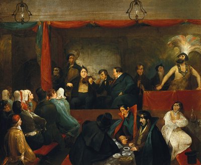 O Café des Aveugles no Palais Royal de Charles Joseph Travies de Villiers