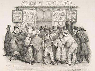 The Publisher Aubert Você deve admitir que o governo tem uma aparência cômica, 1831 de Charles Joseph Traviès de Villers