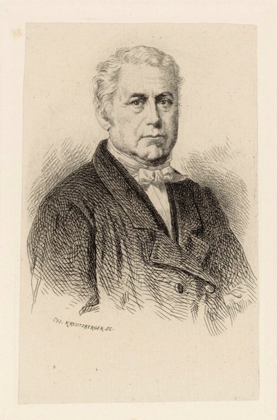 Retrato do compositor Wilhelm Kienzl 1857-1941. de Charles Kreutzberger