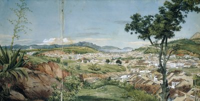 New Town of Rio de Janeiro from the Livramiento, c. 1825-6 de Charles Landseer
