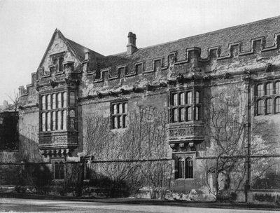 Trabalho gótico no St. Johns College, Oxford de Charles Latham